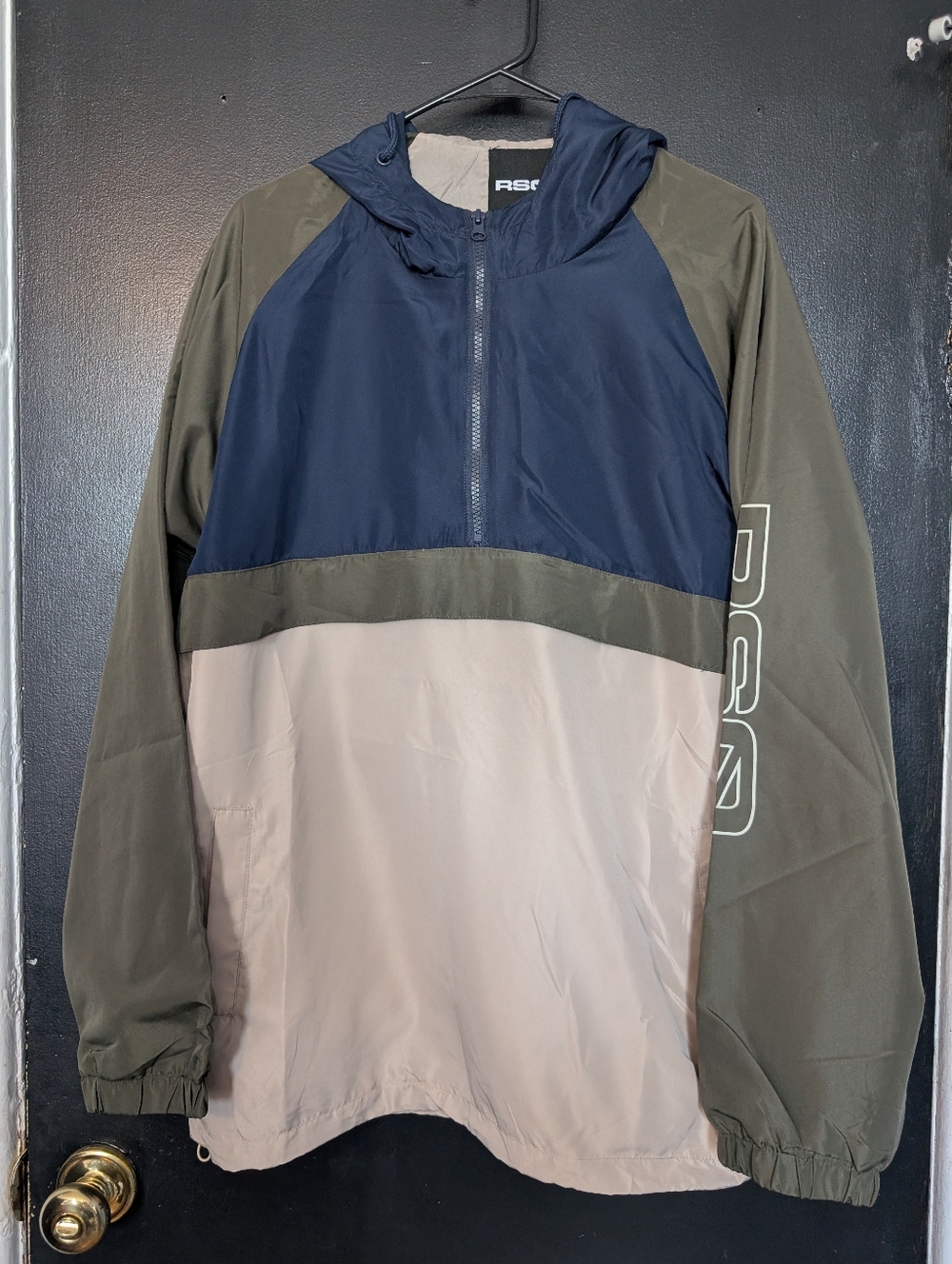 RSQ Windbreaker 1/4 zip Pullover Jacket Men's BRAND NEW